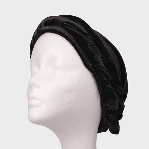 Image of Red by Kiss Bow Wow Premium Satin Mens Turban - Anti Breakage Moisture Retention, Stylish Soft Light Comfort Headwear