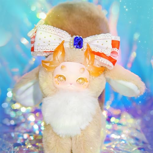CALEMBOU Plush Doll Blind Box, Tutulong Fantasy Creatures Series Vinyl Plush Mystery Toys, Kawaii 1 of 6 Possible Stuffed Soft Anime Plushies Christmas Birthday for Girls (Crystal Illusion Series) by CALEMBOU - Image 4
