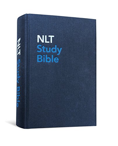 Nlt Study Bible (Red Letter, Hardcover Cloth, Blue) #TOP4