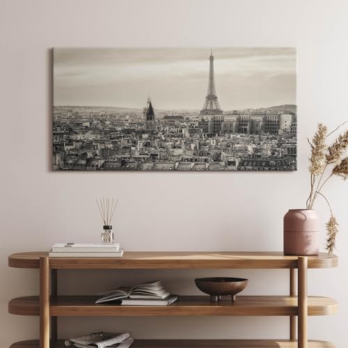 Tableau Tour Eiffel pour habiller un grand mur vide 100x50cm - 2