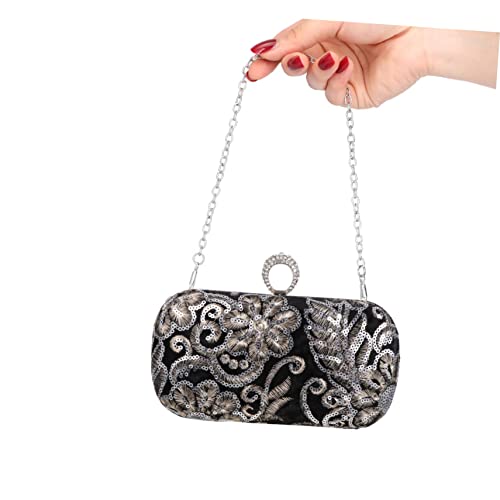 VALICLUD 1Pc Bolsa De Noite Bordada Carteira De Pulso Bolsa De Diamante Carteiras De Pulso Femininas