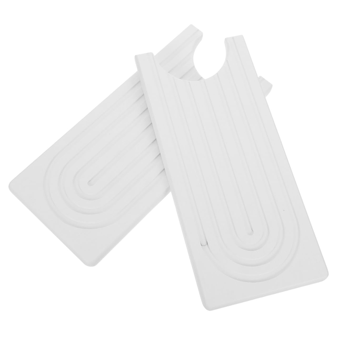 Alfombra de diatomita para fregadero Mobestech: protector absorbente de cocina blanco