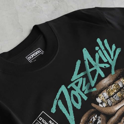 Image of DopeSkill Graphic Tee Streetwear Hip Hop Hypebeast Unisex T-Shirt Sneaker Colour Matching Shirts Rapper Mouth