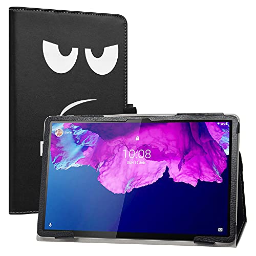 LiuShan Compatible con Lenovo Yoga Tab 13 Funda，Folio Soporte PU Cuero con Funda Caso para 13' Lenovo Yoga Tab 13 (YT-K606F) Tablet(No es Compatible con Otros Modelos),Don't Touch