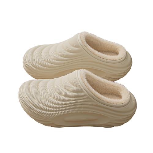 Chaussons chauds femme semelles mémoire de forme pour soutien voûte plantaire