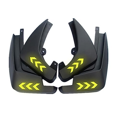 Garde-boue de voiture Renault Captur 2014-2018 anti-rayure avertissement jaune