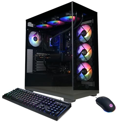 CyberPowerPC Gaming PC for High-Core Streaming and Content Creation
