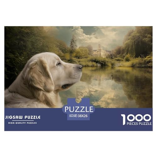 🌸Buon regalo: il cute pet puzzle finito misura 38x26cm/1000pcs una volta completato. I migliori regali per ragazzi e ragazze dai 14 anni in su per compleanni o festività (Natale, Halloween, Ringraziamento, ecc.)