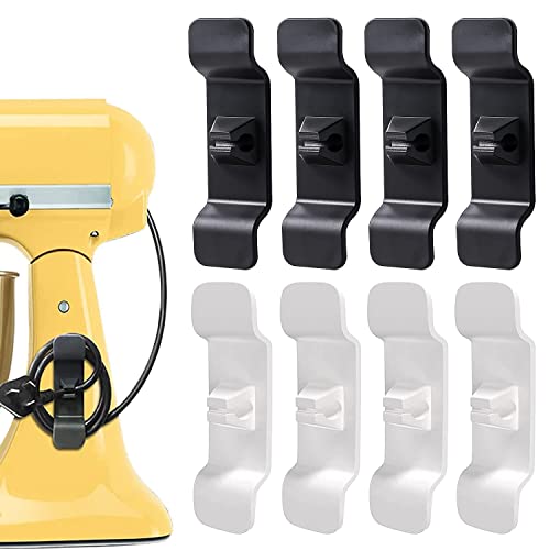 Kabelwickler Küche Kabelhalter für Geräte Kabel Organizer für Küchengeräte 8 PCS Kabelhalter Selbstklebend für Küchengeräte halten Sie das Kabel Ihrer Küchengeräte ordentlich Cover