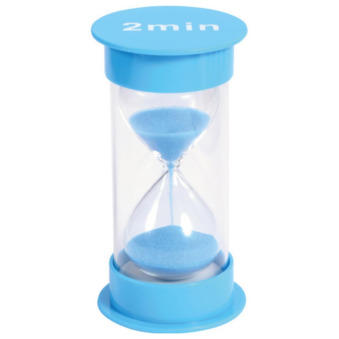 ATC Handels GmbH Reloj de arena grande con diferentes tiempos – de 30 segundos a 30 minutos – Dimensiones: 12 x 6,5 cm – Cristal de la hora, temporizador, reloj de huevos, reloj de hora, temporizador