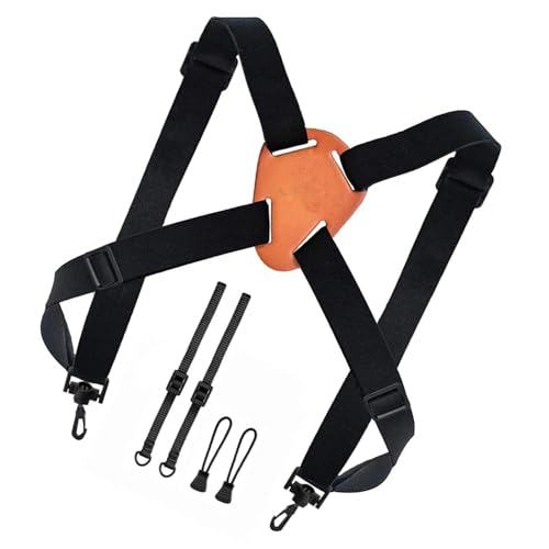 Dcfbkl Correa elástica profesional para prismáticos para fotografía al aire libre, observación de aves, senderismo, prismáticos de liberación rápida para hombres y mujeres