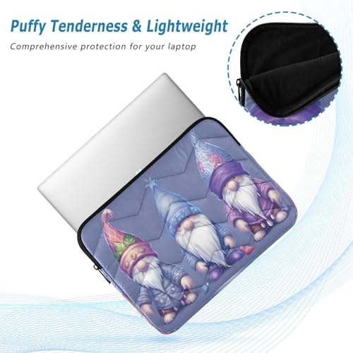 Funda Cute Gnomes morado oscuro para laptop 13-14 pulgadas miniatura 5