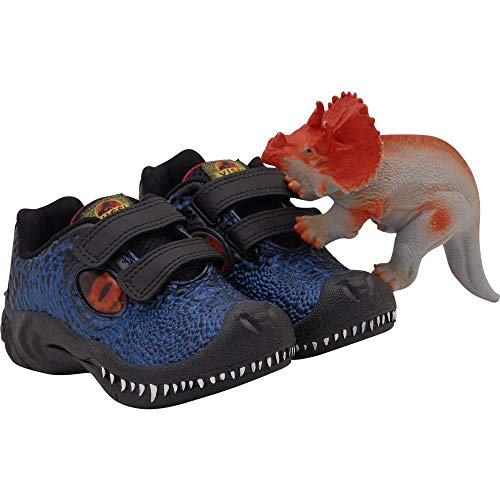 Tenis Dinossauro Dino Park Vissi Infantil + Brinde - Preto Com Azul 33