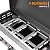 ADREAK 4 Burner BBQ Gas Griddle with Hood, 30 Inch Stainless Steel Portable Detachable Propane Griddle, 60,000 BTU Flat Top Grill with Side Shelves for Camping Tailgating, Silver