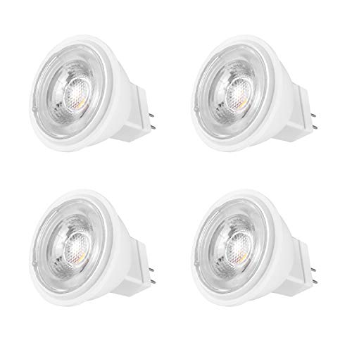 MR11 GU4 LED 12V Lampen 4W 30W 35W 40W Halogen Glühlampe Ersetzt Warmweiß 3000K ø34.5x38mm 38 Grad 390LM Abstrahlwinkel LED-Strahler 4er Pack