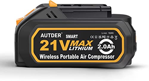 AUTDER Zubehör für AD380 21V Reifenfüller und 21V Akku-Kettensäge