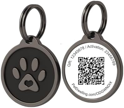 Pet Dwelling Etiqueta de identificação de animal de estimação QR ...