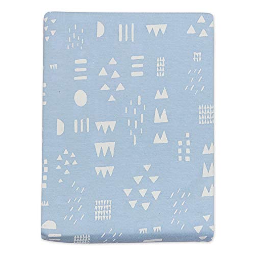 Image of HonestBaby Unisex-Baby Classics Fitted Crib Sheets Set Standard Mattress, 100% Organic Cotton Baby Boys, Girls, Neutral, 1 Pack - Painted Buffalo Check Purple, One Size