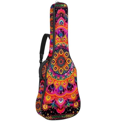 Sac de guitare classique psychédélique pour musiciens et festivals