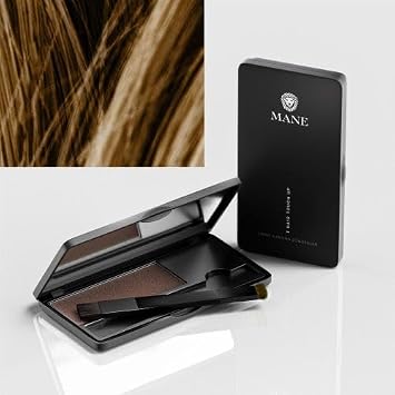 Mane Hair Touch Up to Cover Roots, Conceal Bald Spots, Fill in Beards and Fine Hair Lines - 6 shades Medium Brown
