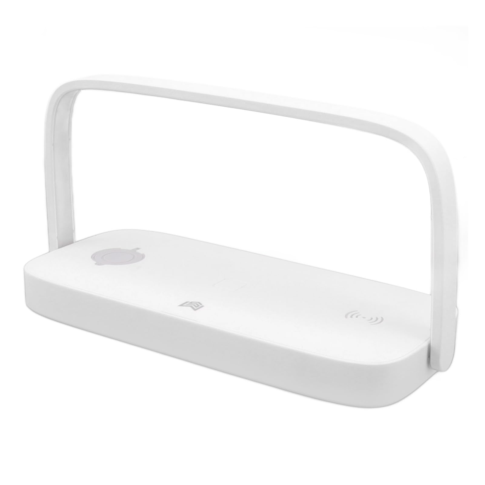 Caricabatterie Wireless 3 in 1, Stazione di Ricarica Wireless ABS con Luce Notturna, Ricarica Rapida da 15 W, Protezione da Sovracorrente e Sovratensione, per Utenti di Scrivanie Domestiche
