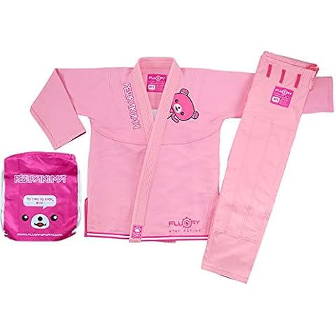 FLUORY BJJ Gi for Ladies Women Brazilian Jiu Jitsu Suit Female Kimonos Women BJJ Uniform Cover