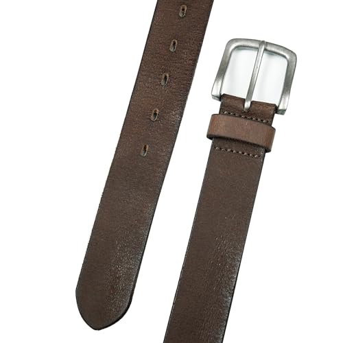 Image of Lucky Brand Men's Jeans Leather Belt| Classic| Casual| Dress| Everyday| American Heritage| Genuine Leather| Metal Buckle