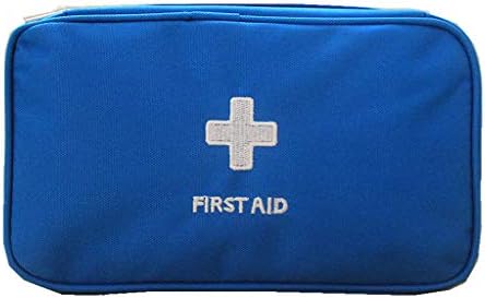 PAXLamb Red First Aid Bag Empty, First Aid Kit Empty First Aid Pouch Small Mini Waterproof for First Aid Kits Pack Emergency Hiking Backpacking Camping Travel Car Cycling (Bag Only)