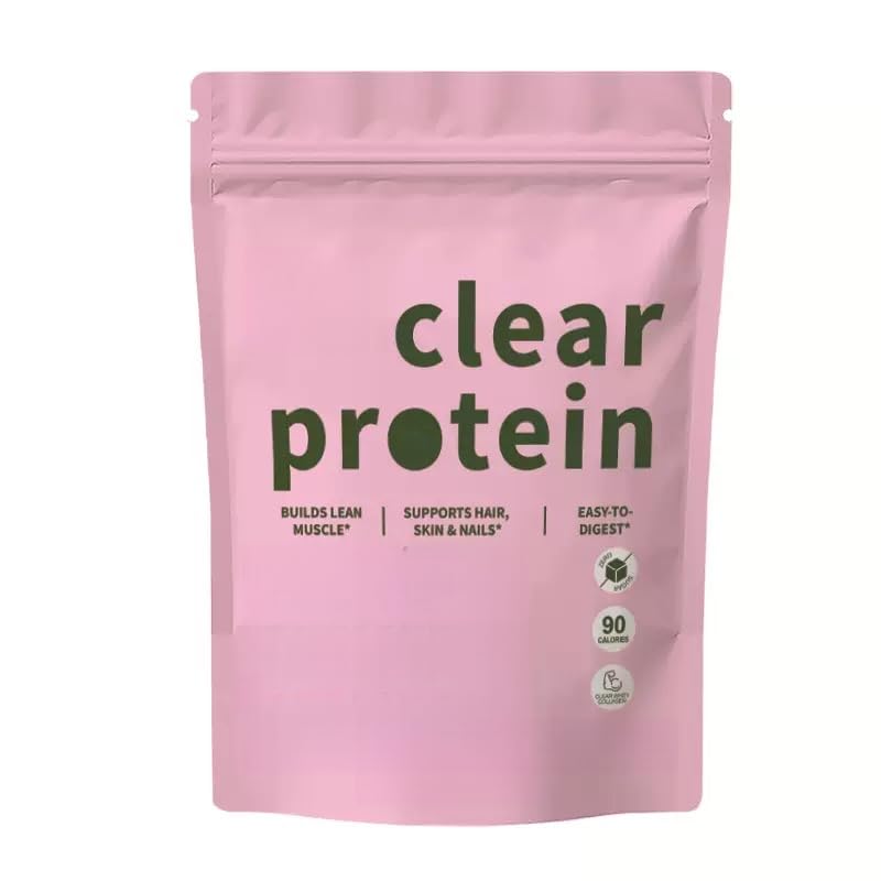 Clear Protein - Isolat de protéine de lactosérum avec peptides de collagène et enzymes digestives - Sans sucre