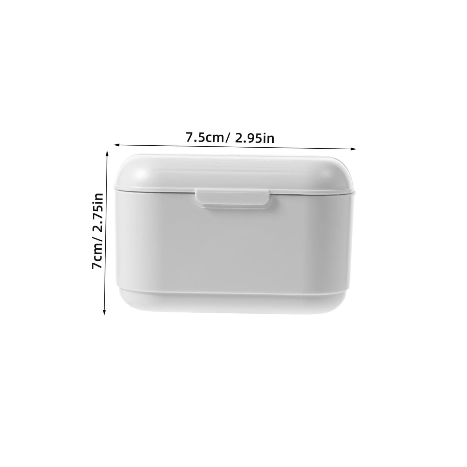 Healvian 4pezzi Scatola Portatile Per Dentarie Contenitore Compatto Per Apparecchi Ortodontici Accessorio Pratico Per Pulizia e Conservazione Per Viaggi e Uso Quotidiano