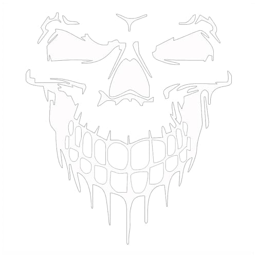 Dödskalle bildekal, skalle vinyler bildekaler reflekterande | för bilhuv, cool dödskalle klistermärke för lastbil, SUV, motorcykel, täcka bilens skrapor