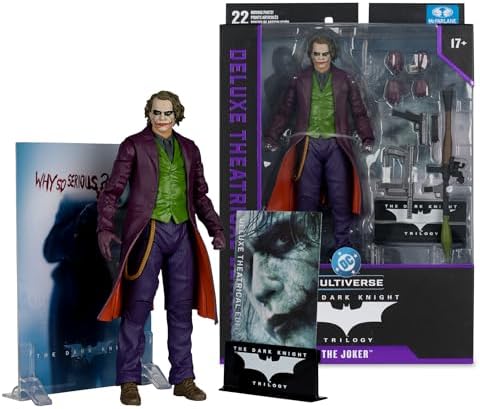 DC Multiverse - 7in The Joker Action Figure from The Dark Knight Deluxe Theatrical Edition - McFarlane Toys — view 7