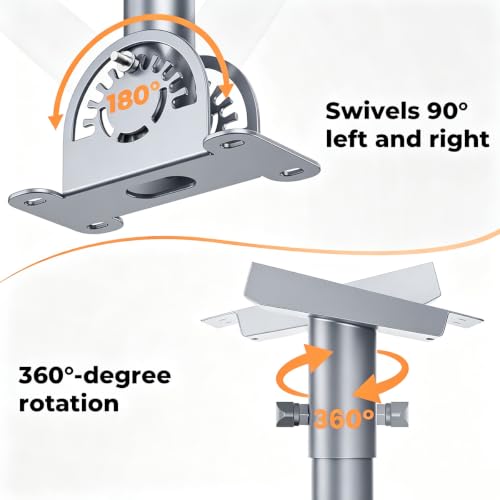 Starlink Roof Mount for Standard 4/4X/Gen 3, 360° Adjustable Wall Bracket - image 2