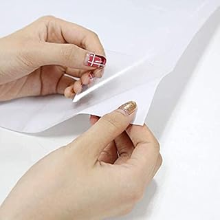 Sticky Back Plastic Clear Cover Exercise Books 60X300cm Self Adhesive Vinyl Film Roll Waterproof Oilproof Peel and Stick Wallpaper Transparent Protective Kitchen Backsplash DIY Furniture Stickers