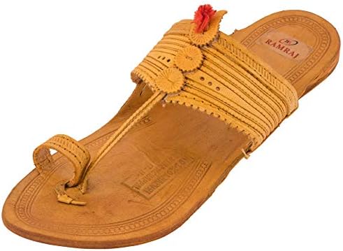 Ramraj Original Leather Kolhapuri Chappal for Mens/Kolhapuri Sandals for Mens/Kolhapuri Footwear