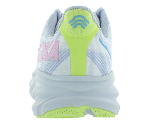 HOKA HOKA Clifton 9 Wide Womens Shoes Size 9, Color: Gull/Sea Ice