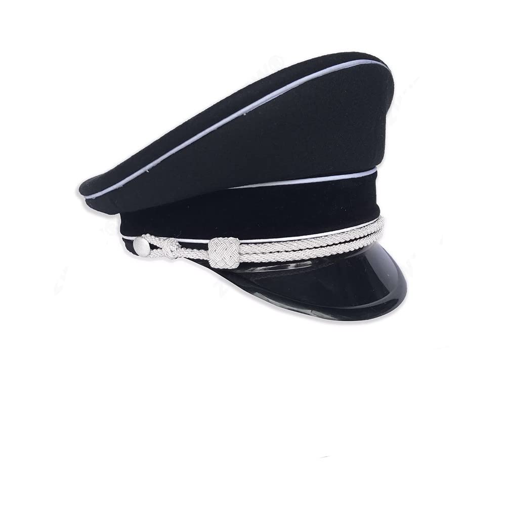 Cappello da uomo in stile tedesco a tesa larga in lana replica WW2