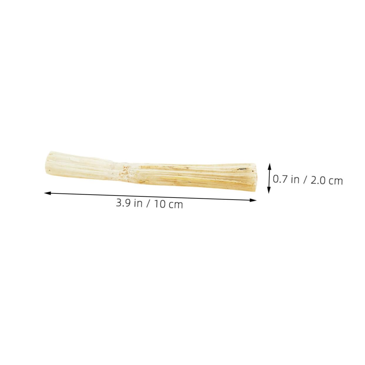 BESPORTBLE Juguete Masticable de Bambú Natural para Roedores Barras Dulces para Conejos Cobayas Chinchillas y Hámsters para Cuidado Dental y Entretenimiento Saludable