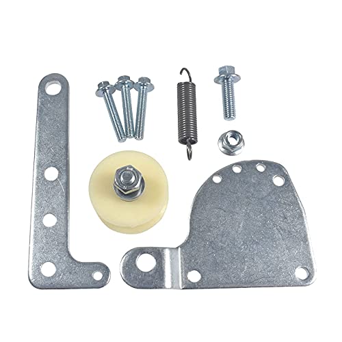 BSHWKP Spring Loaded Chain Tensioner for 49cc 50cc 66cc 80cc Engine Motorized Bike 2 Stroke Engine (Silver)