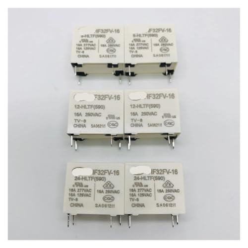 Relais HF32FV-16-5-HLTF avec capacité 16A277VAC et contact normalement ouvert 4 broches durable