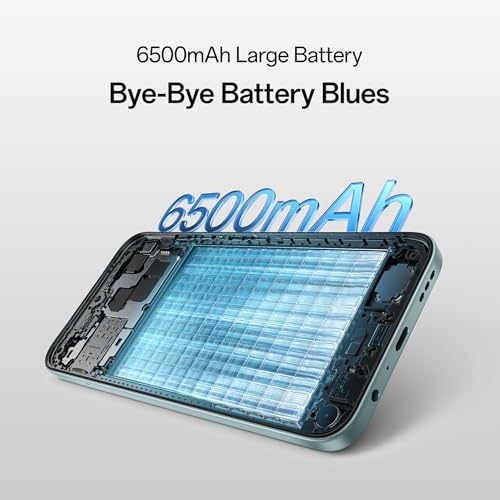 Image of Oppo A6X 5G (Ice Blue, 4GB RAM, 128GB Storage) with No Cost EMI /Additional Exchange Offers