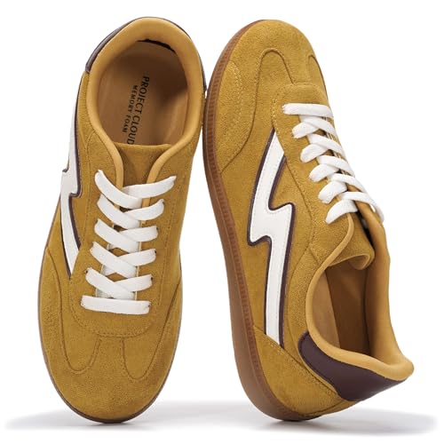 Image of Project Cloud Non-Slip Fashion Sneakers for Women, Lace-Up Shoes | Memory Foam Insole Trendy Womens Footwear - Comfortable Casual Womens Sneakers - Stylish Shoes Women Breathable Footwear