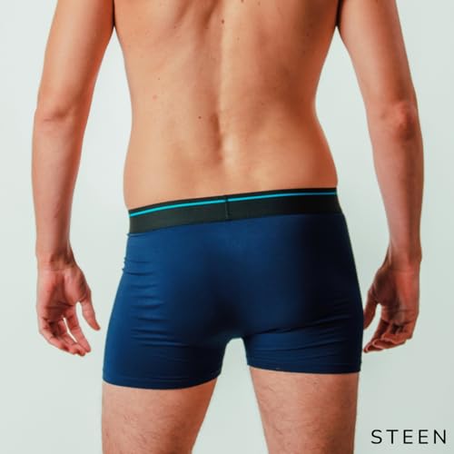 STEEN LastDrop Underwear for Men - Ultra-Soft Bamboo Viscose Boxer Briefs, Leak-Proof Underwear for Men2