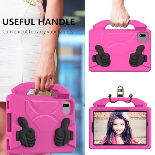 Coque Galaxy Tab S10 FE antichoc en mousse EVA avec poignée support - 2