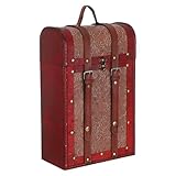 Pratique et transportable : grâce à ses dimensions équilibrées, ce coffret de rangement pour bouteilles de vin est facile à transporter, ce qui en fait le coffret en bois idéal pour les événements et les célébrations