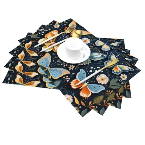 Set de table tissé PVC design élégant et finition soignée - 5