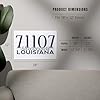 Lantern Press Shreveport, Louisiana, 71107 Zip Code (Blue), 12x18 Inch Art Print, Home Decorâ #4
