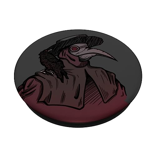 Plaque Doctor with Crow PopSockets Adhesive PopGrip, Black - Image 2