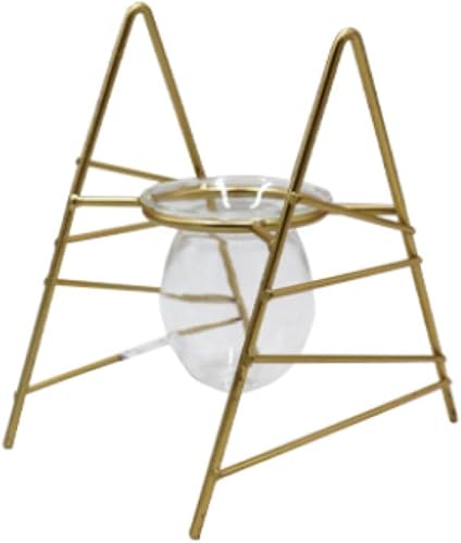 Gold Stand with Glass Insert