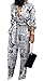 Produktbild securiuu Womens Sleeveless Skinny Long Pants Jumpsuits Rompers Clubwear Leopard Print One Piece Tracksuit 2 L
